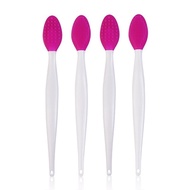 20 Pcs Lip Scrub Brush Silicone Brush Tool Double Sided Mini Exfoliating Brush Exfoliating Lip Brush