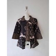WORK BATIK BOLERO BLOUSE / 3/4 SLEEVE WORK BATIK UNIFORM