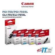Canon PGI-750 Canon PGI-750XL Black | Canon CLI-751 Canon CLI-751XL Color Ink Cartridge | Genuine