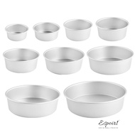 ESPOIR Cake Bake Pan, Round Non-Stick Cake Tin,  4/5/6/7/8/9/10 Inch Aluminum Alloy Heat-Resistant C