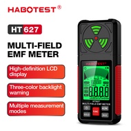 HABOTEST HT627 Multi-Field Emf Meter High-Definition LCD Backlit Display Three-coloe Backlight Alarm