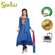 Sonali Ladies Jippa Modern Casual Indian Traditional (Top) Ladies Tops/Bollywood  Long Tops/Free Leg
