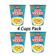 (*Bundle of 4 Cups) Nissin Cup Noodles - Seafood (HALAL) 69G x4 CUPS