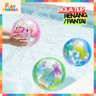 3D PVC Flamingo Dino Inflatable Swim Pool Beach Ball Water Toys Inflatable Ball Toys