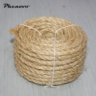 [Phenovo] Twisted Sisal Rope Wrapping Twine Rope Pet Cord Jute Twine Rope Hemp Rope for