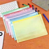 Beg Dokumen A3/A4/A5/A6/B4/B5 Zipper File Clear Document Bag Waterproof Folder Storage Organizer 文件袋