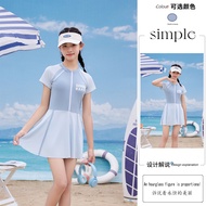 Childrens Swimsuit Girls 8-12 Years Old Swimsuit Hot Spring Hotel Water Park Swimsuit