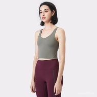 Yoga Beautiful Back Sports Skin-Friendly Yoga Clothes Top Women Nude Sports Bra Vest Sports U-Shaped