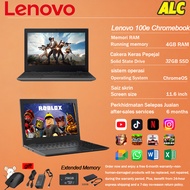 Lenovo laptop 100e Chromebook / 4GB RAM / 32GB SSD / 256GB TF / murah education gaming laptop