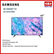 【2023】Samsung TV 43CU7000 4K UHD Smart TV 43'' TELEVISION YOUTUBE NETFLIX