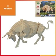 Buffalo 3D wooden assembly toy