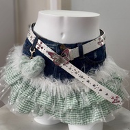 【新品现货】“孤品专区”78-80胯定制古着,不退换,牛仔拼接亚比辣妹裙可定制Exclusive Zone "78-80 Hip Customization Ancientlfsjhq02.my