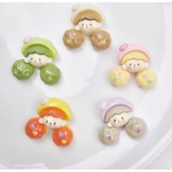 【Ready stock】新款亮面爆米花妹妹手作奶油胶装饰配件 Molinta popcorn sista new design handcraft creamy glue decorative resins