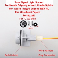 Honda Odyssey P21W Bulb Holder Turn Signal Light Socket Connector