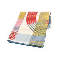 【二手】愛馬仕 HERMES 絲巾 Carre Geant Carre 140 DRESSAGE TRESSAGE 真絲羊絨 Carre Geant 女士二手 A