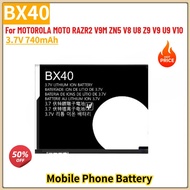 BX40 High Quality Phone Battery 3.7V 740mAh For MOTOROLA MOTO RAZR2 V9M ZN5 V8 U8 Z9 V9 U9 V10 Brand