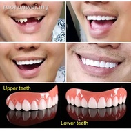 Silicone Simulated Teeth Braces Temporary Repair of Missing Teeth Cavities Whitening Teeth Stickers 
