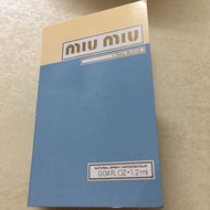 Miu Miu L'eau Bleue Eau de Parfum 香水