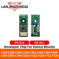 Developer Chip For Konica Minolta C220 C280 C360 C224 C281 C284 C364 C454  C554 C654 C754 C221S 7122