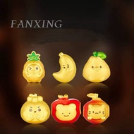 FX 999/24k （0.4g）Fruit Fine gold  series pendant  Ladies' pure gold DIY jewelry