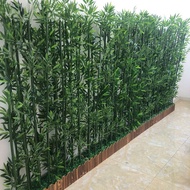 Imitation Bamboo Indoor Decoration Partition Wall Screen Plastic Bamboo Artificial Green Plant Bambo