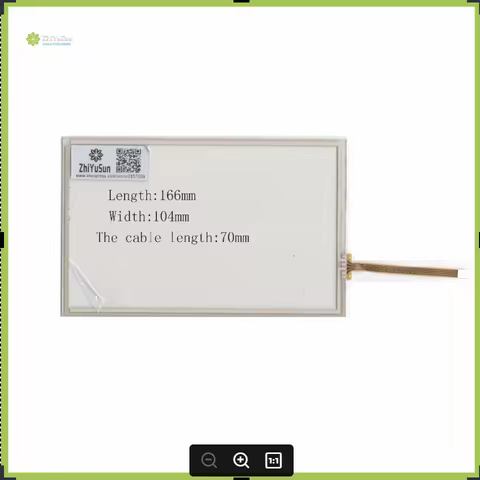ZhiYuSun KDT-3776 7Inch 166mm*104mm 4Wire Resistive TouchScreen Panel Digitizer this is compatible 1