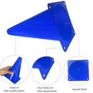 24 Pcs 7 Inch Plastic Traffic Cones, Basketball Football Drills, Skating, Sport Training Agility Mar