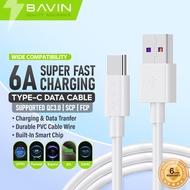 BAVIN CB393 6A Fast Charging & High-Speed Data Transfer USB to Type-C Cable Universal Compatibility