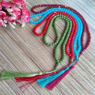 (Real Pict) Czech Crystal Prayer Beads manual Prayer Beads/ containing 99 beads Matte Crystal Prayer