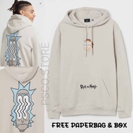 (BISA COD) HOODIE HM RICK & MORTHY × FREE PAPERBAG & BOX × / SWEATER HNM PRIA