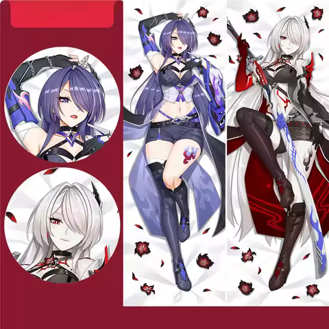 Anime Honkai: Star Rail Acheron Cosplay COSTUME Dakimakura Pillow Case Hugging Body Xmas Gift