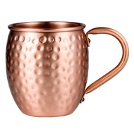 530ML 100% Pure Copper Mug Moscow Mule Mug Drum Cup Cocktail Cup Pure Copper Mug Restaurant Bar Cold