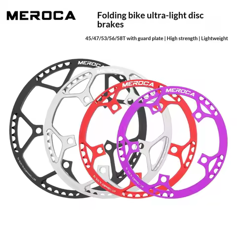 Folding bicycle crankset 45T 47T 53T 56T 58T chainwheel BMX BCD130 chainring for brompton bike chain
