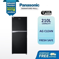 PANASONIC Refrigerator 2 Door Fridge Top Freezer Econavi Inverter (210L) NR-BB211PKMY Peti Sejuk Ais 冰箱