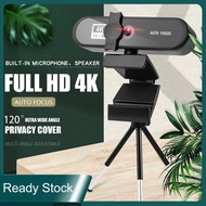 Full HD Webcam 4K 2K 1080P Autofocus Web Cam USB Camera with Microphone for Youtube Skype Live Broad