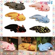 [Wunit] 17.72" Long Axolotl Plush Toy, Cuddly Toy, Home Decor, Soft Hugging Plush Pillow, Axolotl St