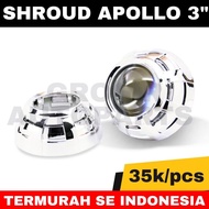 APOLLO 3 Inch SHROUD Cover Projector BILED 3 Inch Shroud Projector BILED