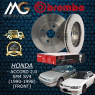 Brembo Honda Accord SM4 SV4 2.0 (1990-1998) Front Disc Brake Rotor (2PCS) & Brake Pad Made From Ital