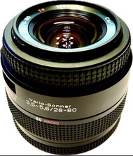 Contax  28-80 f3.5 紅T  N掹連遮光罩 95%新