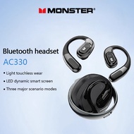 Monster Open Ear AC330 Open Ear Earphone Bluetooth 5.4 Wireless Earphone IPX5 Waterproof Sport Earph