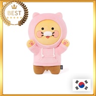 [KAKAO FRIENDS] Pink Hoodie CHOONSIK Baby Pillow/Cute Character Baby Doll Cushion/Plush Soft Toys Stuffed