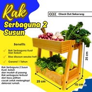 2-tier spice rack, multi-purpose spice rack, wooden spice rack, aesthetic spice rack