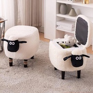 Shoe stool Lamb cute cartoon stool home children's animal stool storage low stool shoe stool
