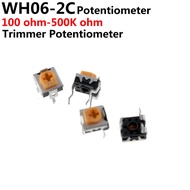 100pcs WH06-2C 100 200 500 1K 2K 5K 10K 20K 50K 100K 200K 500K 1M ohm Trimmer Potentiometer Variable