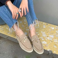 LP Loafers 2025 Women's Old Money Style Slip-On Flat Tassel Shoes