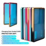 (Ready Stock)PSA/CGC Card Display Case-Gradient Color Aluminum Alloy Graded Card Protective Case Dur