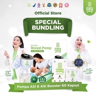 Mom Uung Special Bundling ASI Booster dan Mom Uung Breast Pump / Pelancar ASI Mom Uung / Portable El