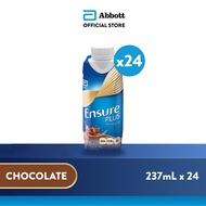 [Carton of 24] Ensure® Plus Chocolate 237ml