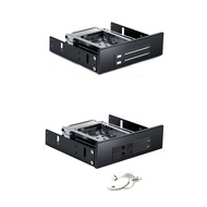 V9SEATAY Dual Bay SATA2 Hard Drive HDD & SSD Tray Internal Mobile Rack Enclosure Docking Station Hot