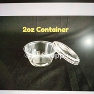 2oz Round Container (100pcs) EC E622C/Disposable Plastic Food Container/50ml/Bekas